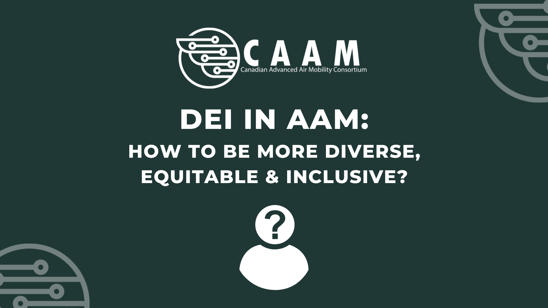 DEI in AAM - How to be more diverse, equitable and inclusive