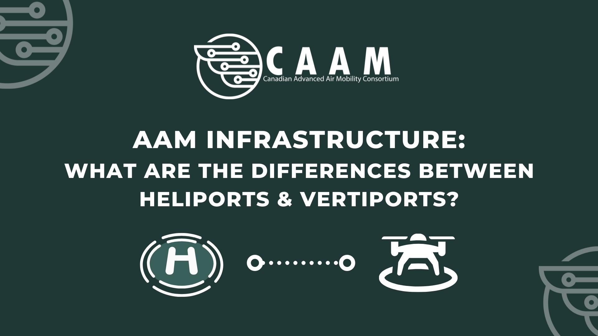 AAM Infrastructure - What are the differences between Heliports and Vertiports