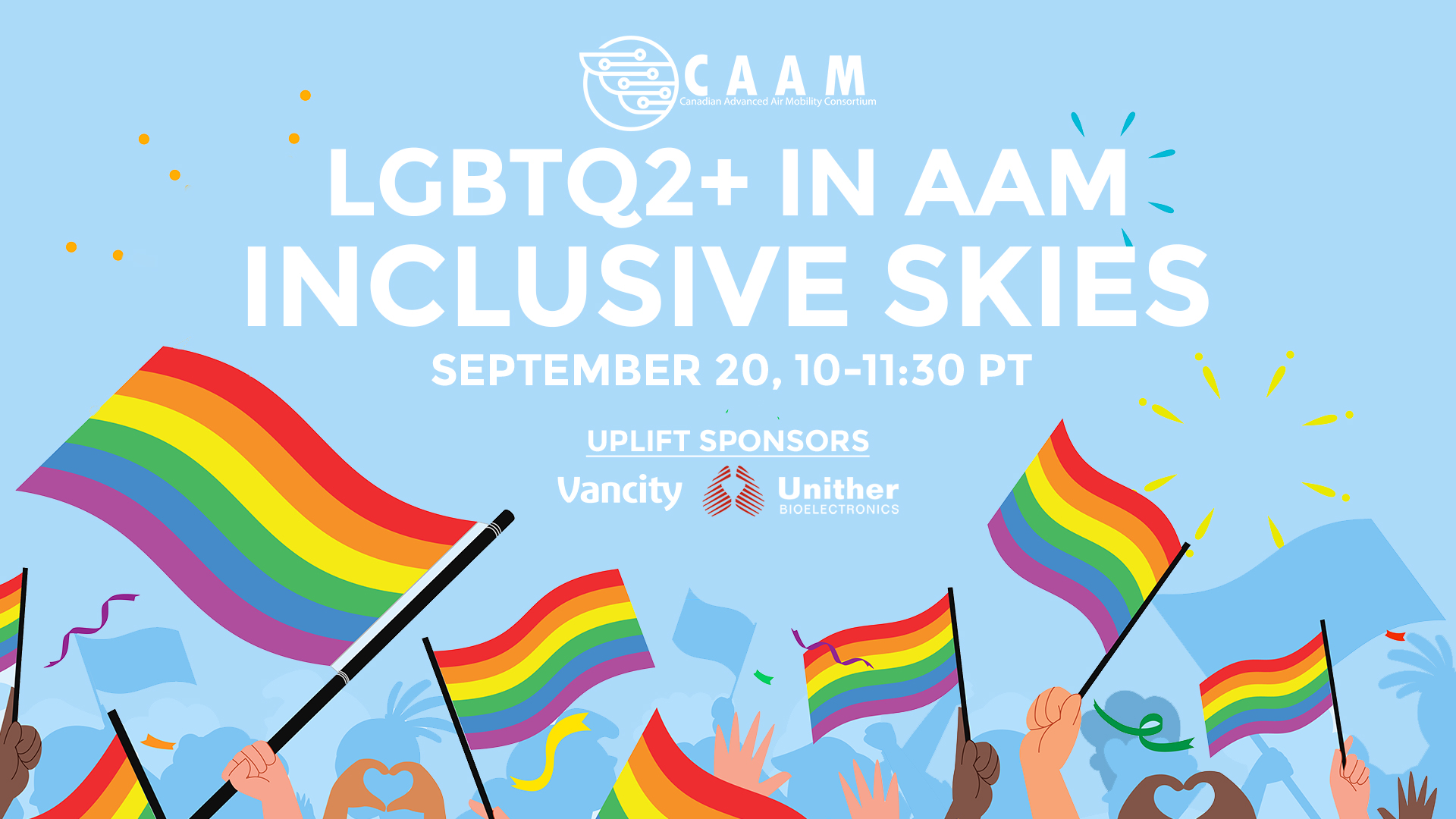 Banner image for LGBTQ2+ in Advanced Air Mobility: Inclusive Skies