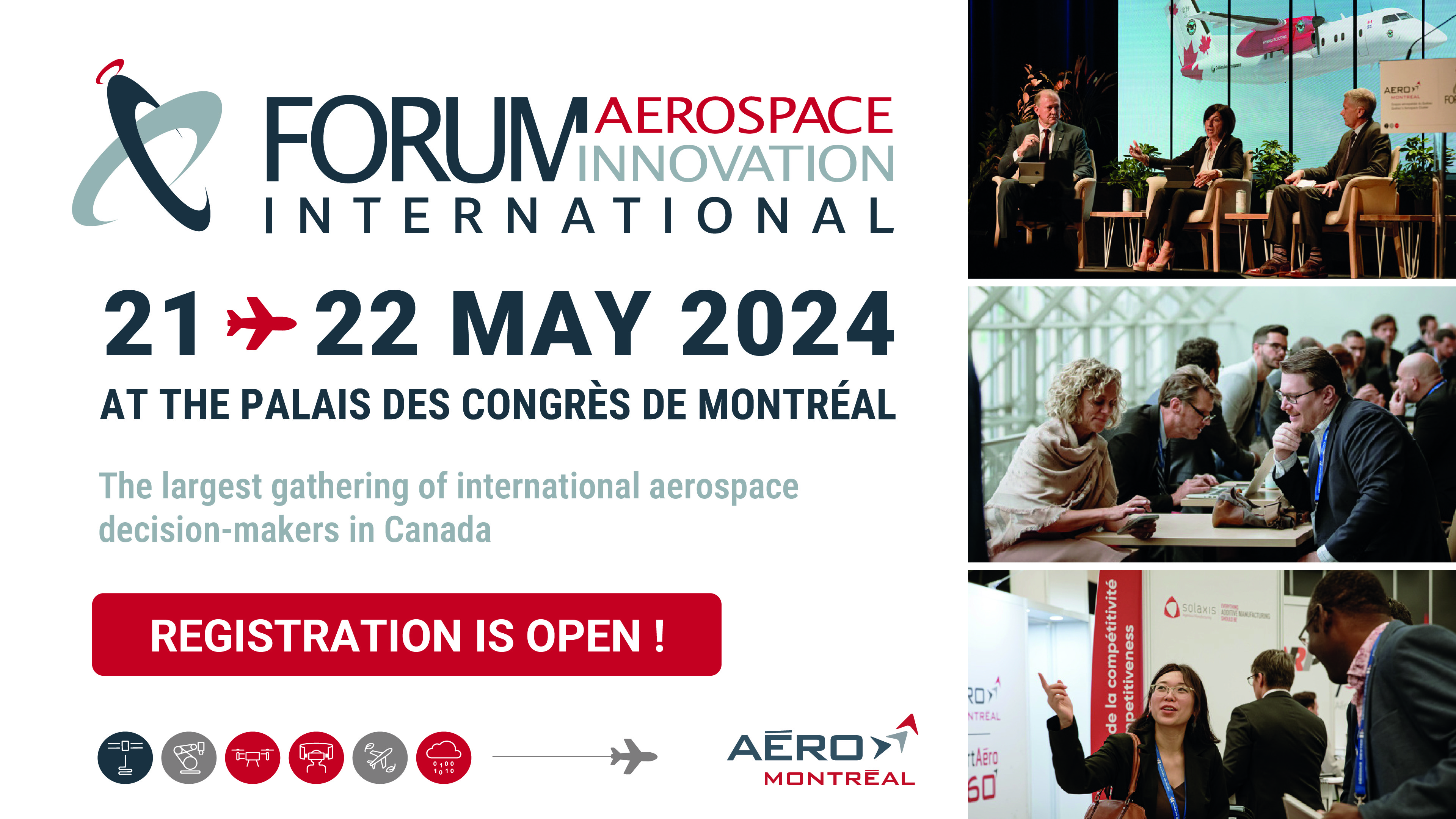Banner image for Aéro Montréal International Aerospace Innovation Forum